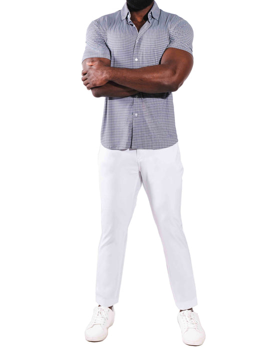 "The Bridgestone" Big Check Grey