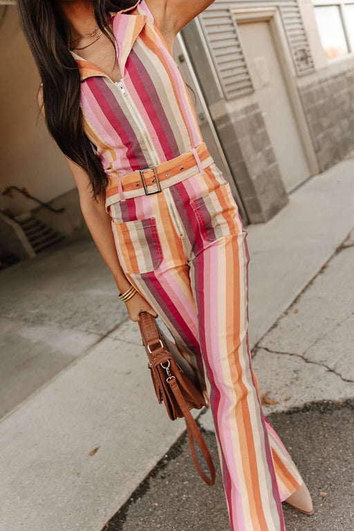 Jackie Striped Jumpsuit