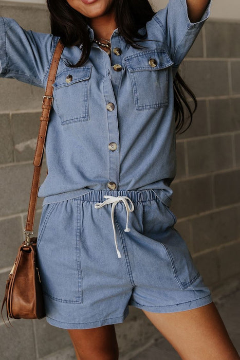 Macey Chambray Set