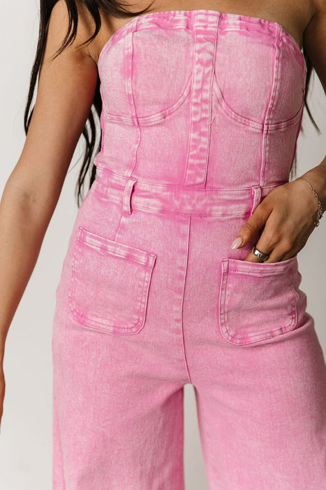 Stacie Jumpsuit - Pink