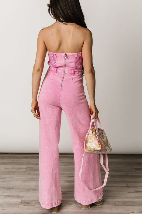 Stacie Jumpsuit - Pink
