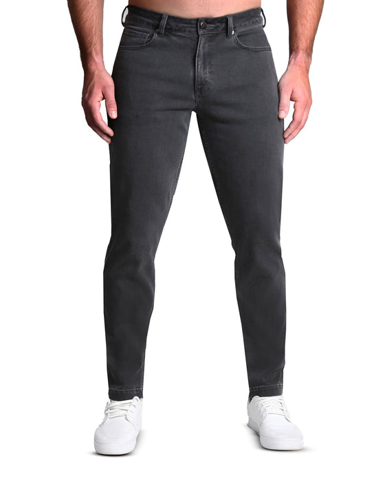 Athletic Fit Stretch Jeans - Charcoal