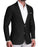 Athletic Fit Stretch Blazer - Black Seersucker