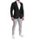 Athletic Fit Stretch Blazer - Black Seersucker