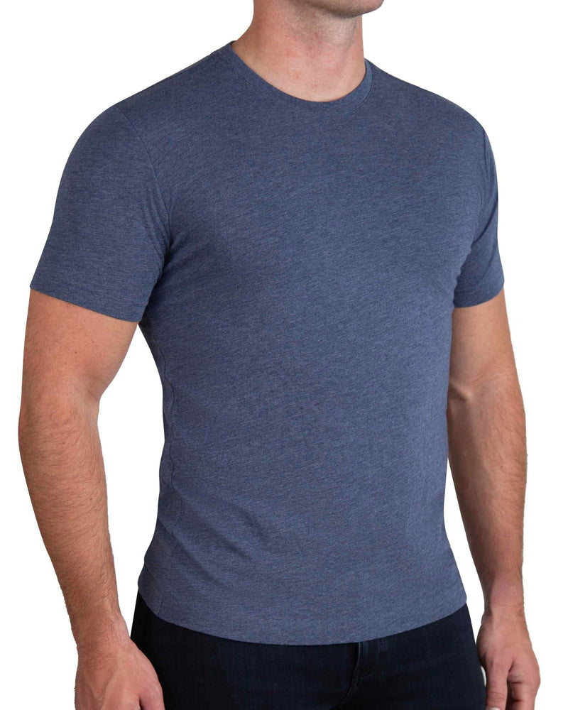 "The Raymond" Storm Blue Short Sleeve Crewneck