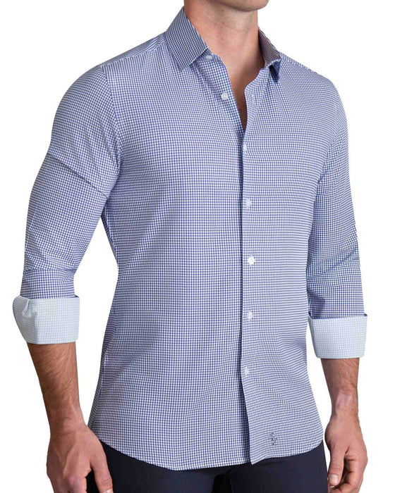 "The Wyndham" Royal Blue & White Square