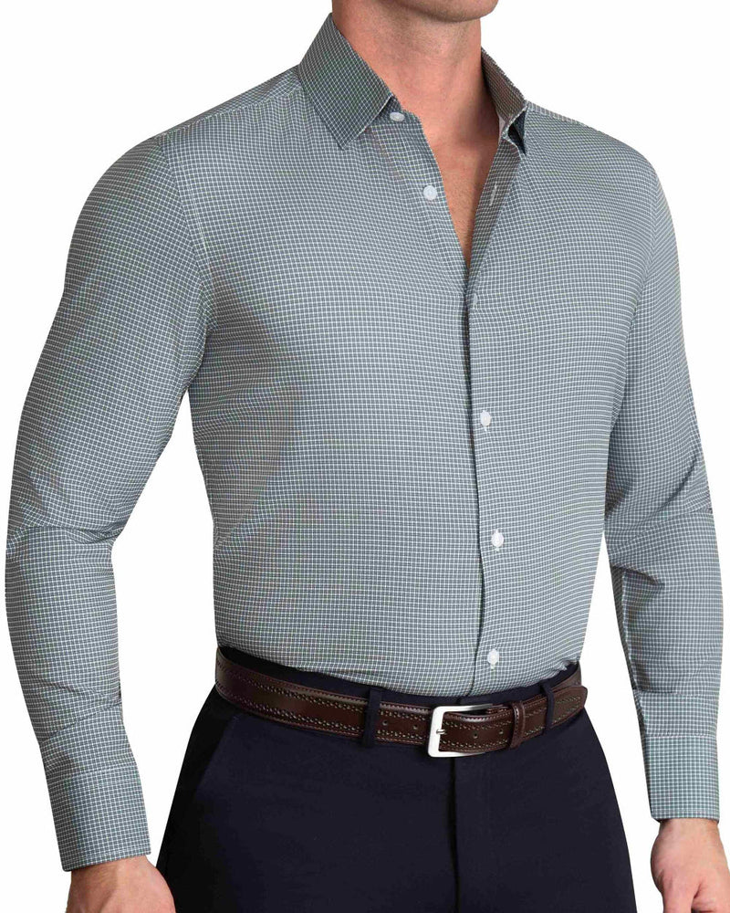 "The La Porta" Green, White, & Black Mini Double Check