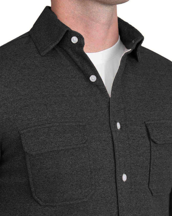 Patch Pocket Button Down - Charcoal