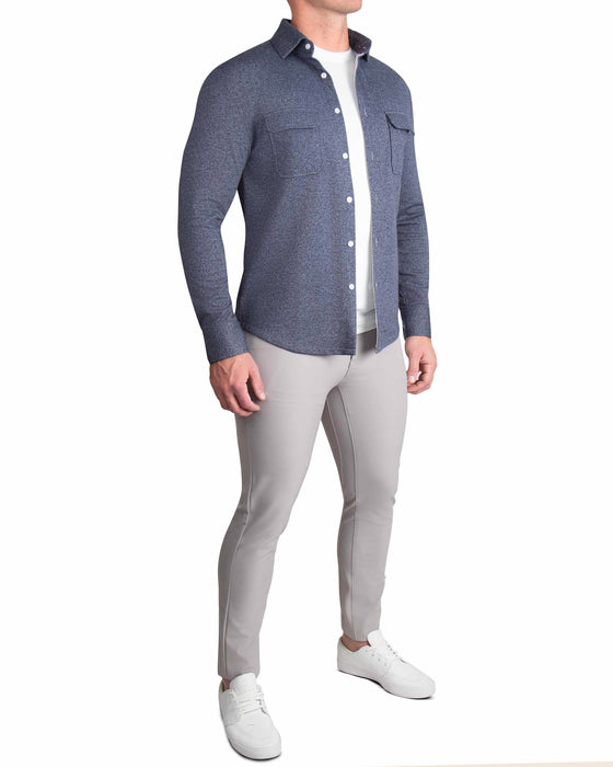 Patch Pocket Button Down - Navy