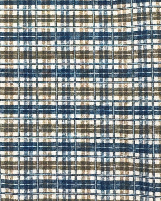 "The Fitz" Brown & Navy Plaid