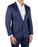 Athletic Fit Stretch Blazer - Navy & Maroon Windowpane