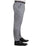 Athletic Fit Stretch Suit Pants - Light Grey & White Windowpane