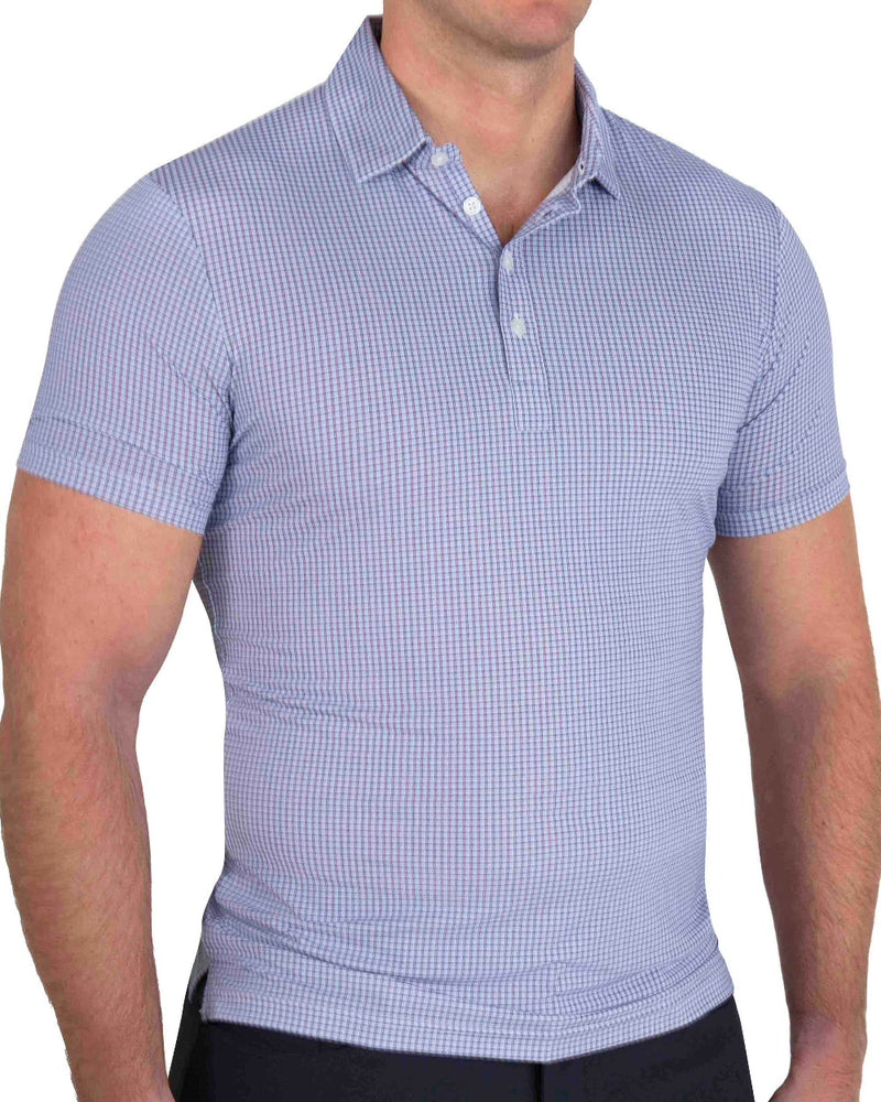 "The Delray" Navy & Pink Cross Stitch