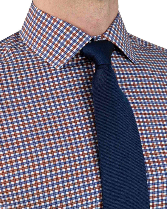 "The Heisman" Red, Navy Mid-Check