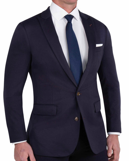 Athletic Fit Stretch Blazer - Navy - Pick Stitch