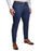 Athletic Fit Stretch Suit Pants - Navy & White Stripe