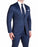 Athletic Fit Stretch Blazer - Navy & White Stripe