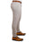 Athletic Fit Stretch Suit Pants - Tan & White Windowpane