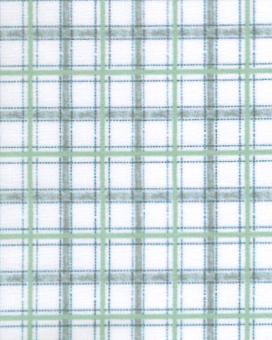 "The Amber" Grey & Light Green Mid Check