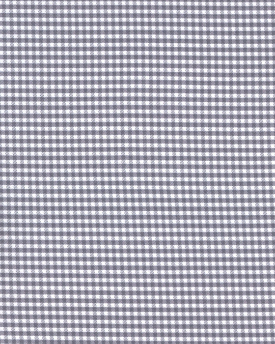 "The Andre" Sport Shirt - Grey and White Mini Double Check