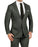 Athletic Fit Stretch Suit - Deep Olive