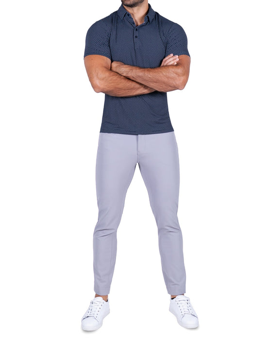 "The Bronx" Navy with Geo Mini Squares