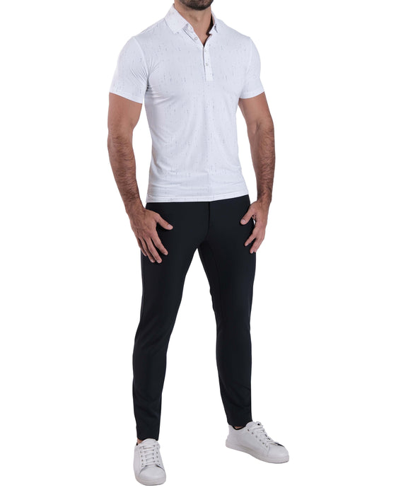 "The Blitz" Abstract Navy Lines