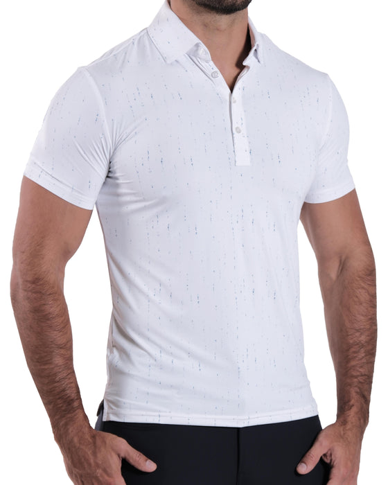 "The Blitz" Abstract Navy Lines