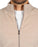 Corduroy Knit Zip Jacket - Tan