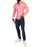 "The Daytona" Sport Shirt - Abstract Pink Mini Dot Print