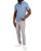"The Capri" Sky Blue Pique Short Sleeve Button Down