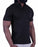 "The Mercury" Black Pique Polo