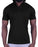 "The Mercury" Black Pique Polo