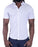 "The Kendric" White Pique Short Sleeve Button Down