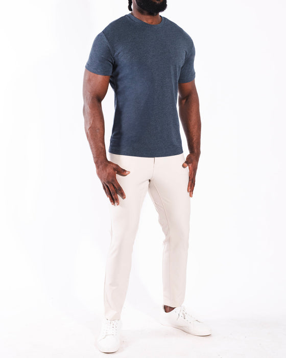 "The Ashford" Midnight Short Sleeve Crewneck