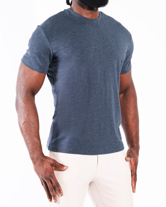 "The Ashford" Midnight Short Sleeve Crewneck