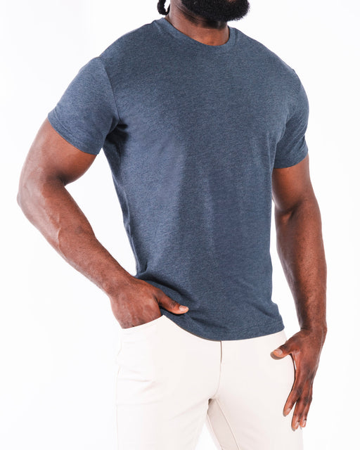 "The Ashford" Midnight Short Sleeve Crewneck