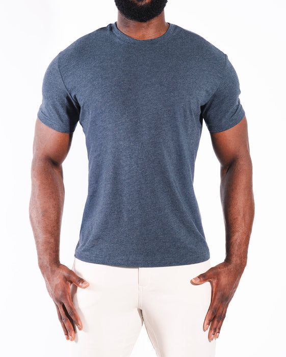 "The Ashford" Midnight Short Sleeve Crewneck