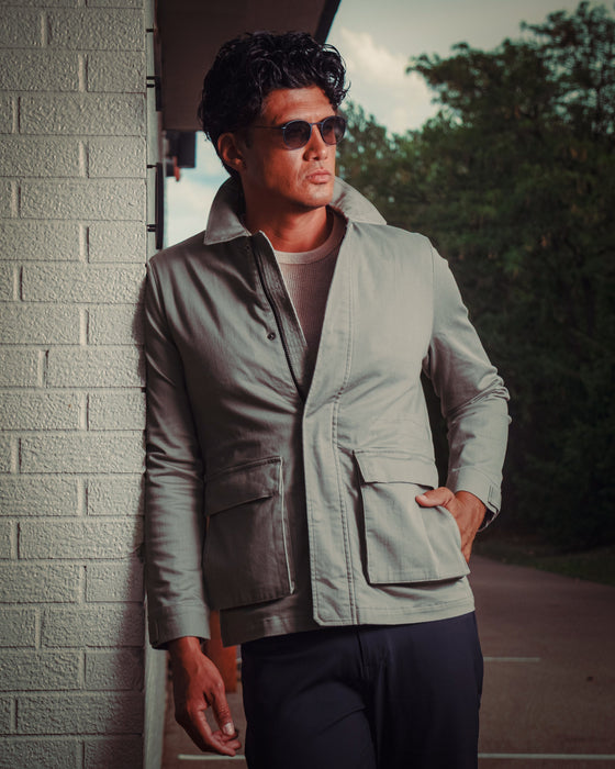 Utility Jacket - Stone Grey