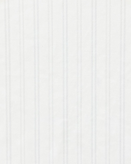 "The Diesel" Sport Shirt - White with Light Lilac Double Stripe