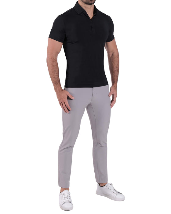 "The Fox" Black & Grey Mini Abstract Print