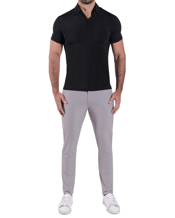 "The Fox" Black & Grey Mini Abstract Print