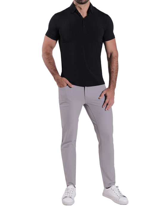 "The Fox" Black & Grey Mini Abstract Print