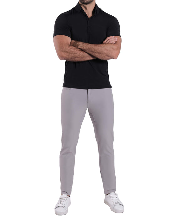 "The Fox" Black & Grey Mini Abstract Print