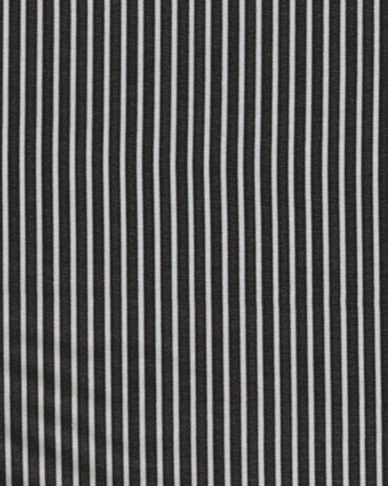 "The Limestone" Charcoal & White Pinstripe