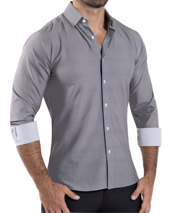 "The Mahoney" Dark Grey Weave