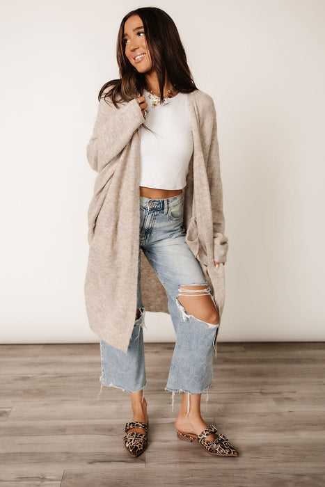Lucy Cozy Cardigan - Beige