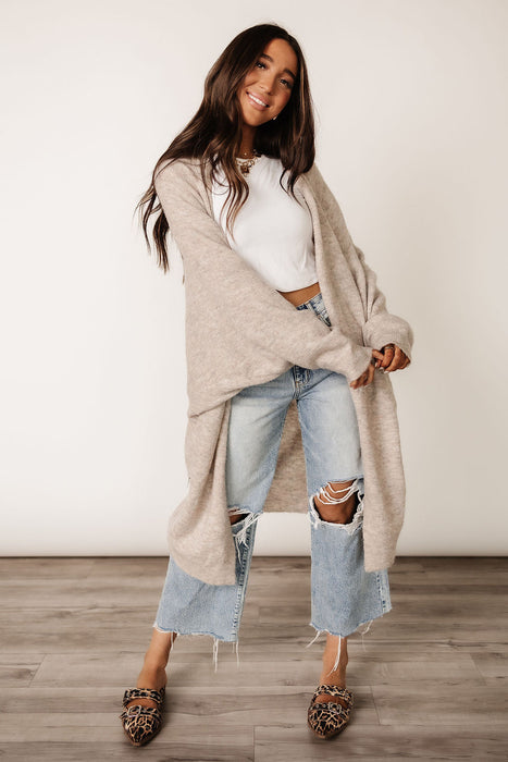 Lucy Cozy Cardigan - Beige