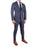 Athletic Fit Stretch Blazer - Midnight Navy Plaid
