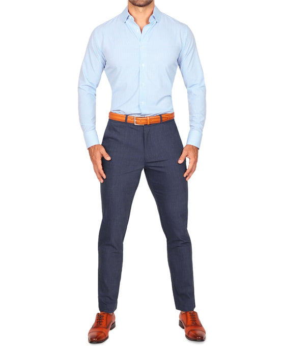 "The Nash" Baby Blue Gingham